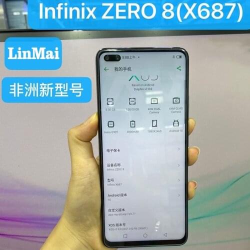 21D Full Glue Tempered Glass For Infinix ZERO 8 X687 10H Full Screen Cover Screen Protector Film For Infinix ZERO 8 X687