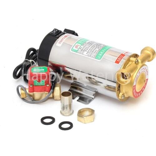 1/2" Household Automatic Water Pressure Booster Pump 90W Water Pump 220V 10M Lift Max