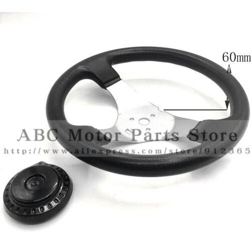 300MM 150CC 250CC ATV Go Kart Buggy Quad Steering Wheel For Hammerhead Kandi JCL Parts