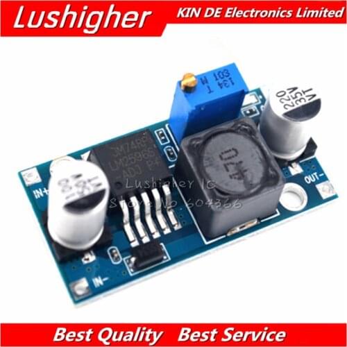 5pcs LM2596 DC-DC Step Down Converter Module DC 4.0~40 To 1.3-37V Adjustable Voltage Regulator