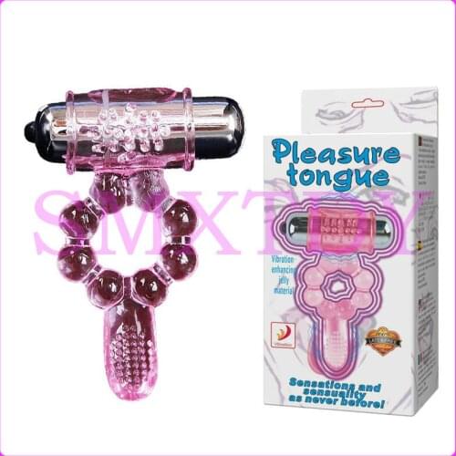 BAILE 10 Speeds Vibrating Cock Ring Penis Ring Sex Toys for Men Sex Products Adult Toys