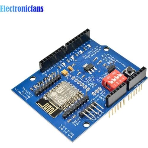 ESP8266 ESP-12E UART WIFI Wireless Shield Development Board For Arduino UNO R3 Circuits Boards Modules ONE