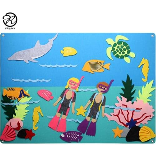 Under The Sea Animals Felt Flannel Boards Stories Figures Sets for Toddlers Preschool