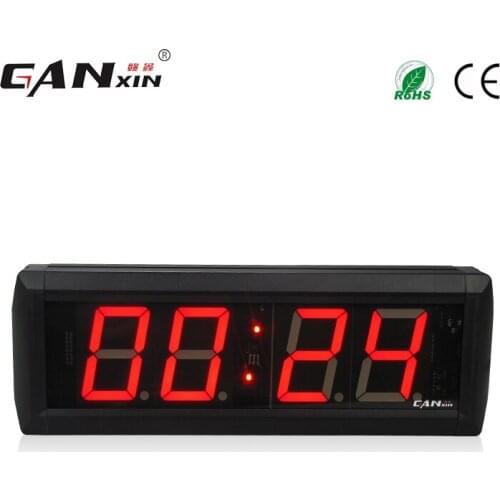 [Ganxin]Wall-mounted 2.3'' Led countdown alarm Clock desk clock wall stickers