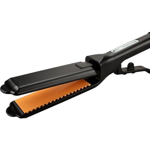 Don't hurt ceramic hair straightening iron corn fluffy pad for straight hair root barber shops powder marcel electric plywood