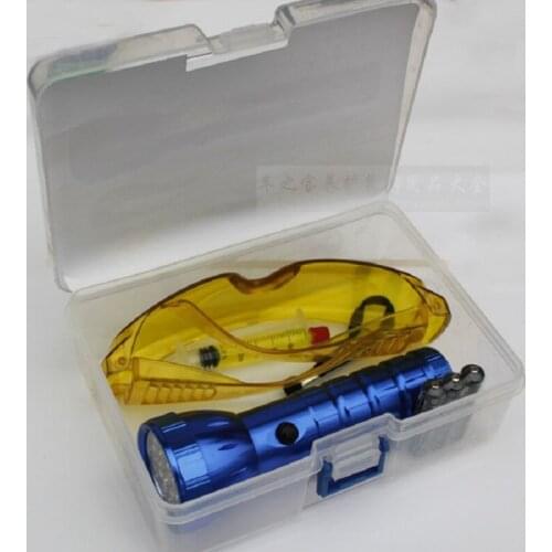 Multifunction Large Flashlight Leak Detector Car Household Air Conditioning Neon Tools Refrigerant Lamp Aluminum Radiator