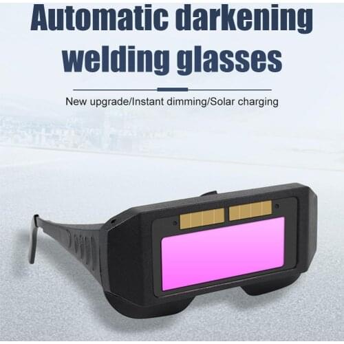 Automatic Darkening Welding Glasses Argon Arc Welder Protective Eyes And Shockproof Eye Goggle Professional Anti-impact Glasses