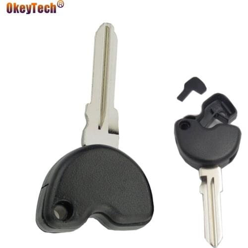 OkeyTech Car Key Shell Cover For Vespa Enrico Piaggio GTS300 946 LX150 Fly 125 150 RA1 3vte Gts 200 Motorcycle Transponder Fob