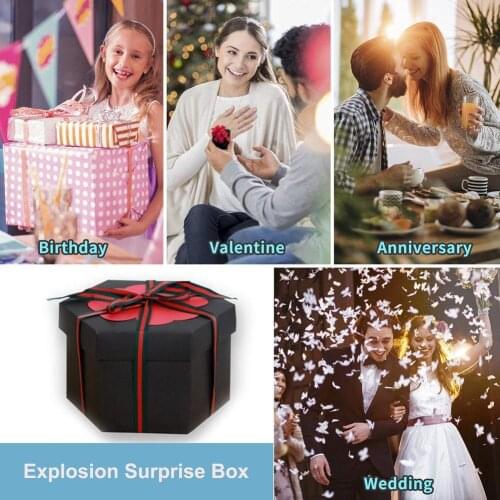 Gift Explosion Surprise Box Party Love Explosion Bag Birthday Album Diy Photo Christmas Package Gift For Anniversary Scrapb A3C5