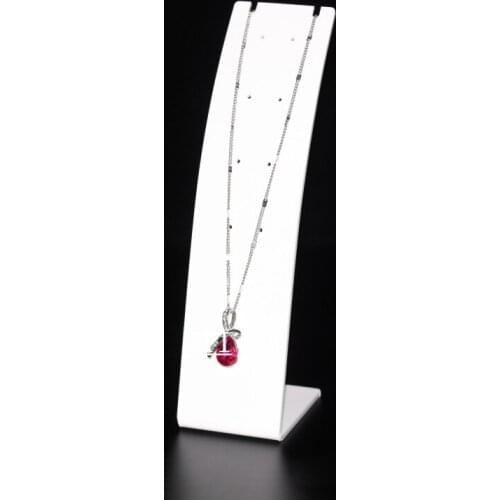 Stand for earrings & necklaces jewelry holder acrylic support riser earing display case jewellery jewelers organizer showcase