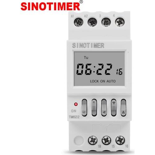 1 Second Interval Big LCD Display Programmable Timer Switch Digital Time Relay Electronic Lighting Timer