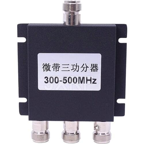 RF Coaxial Splitter 1 to 3 Way Power Splitter 300-500MHz Signal Booster Divider N female 50ohm Fast shipping