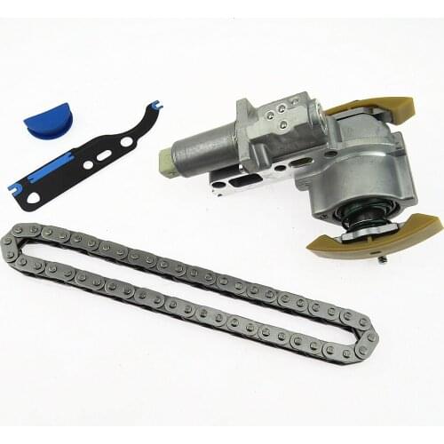 SCJYRXS 1 Set 1.8T Camshaft Timing Chain Tensioner + Gasket + Chain Kit For Passat B5 Golf MK5 Beetle A3 TT 058109088L 058198217