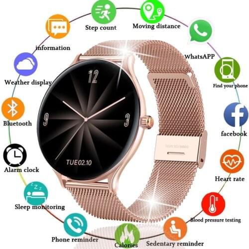 LIGE New Smart Watch Men smartwatch Sports Fitness Tracker Waterproof Full Circle Touch Screen Reloj Inteligente for Android IOS