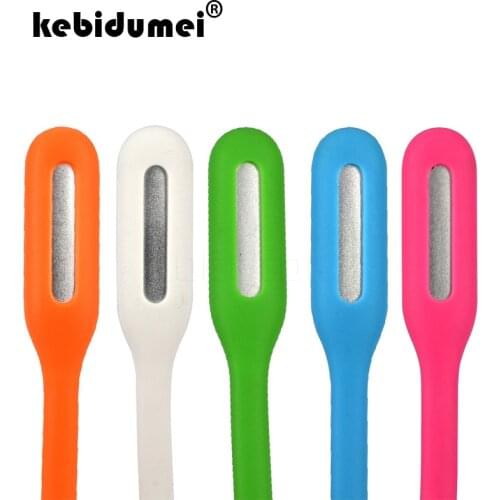 Kebidumei LED Light Mini Flexible Bendable USB Fan and USB LED Light Lamp USB Gadgets For Power Bank for PC Laptop Notebook