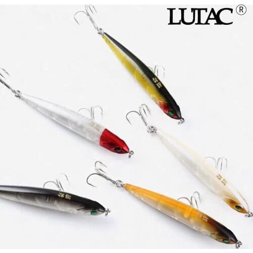 LUTAC Stickbait Sinking Pencil 90mm 15.5g Pike Wobblers Lure Trolling Bait
