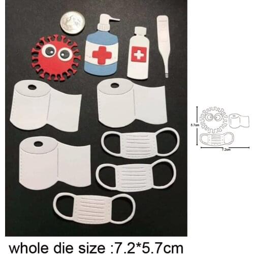 Craft dies Toilet paper Mask Cutting Dies Stencils For Greeting Card Making Scrapbooking dies Metal Dies Nouveau Arrivage 2020