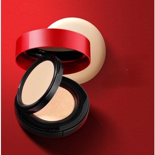 TT Genuine Loreal Black Red Fat Double Layer Red Air Cushion Powder Finishing Makeup BB Cream Concealer Oil ControlandWaterproof