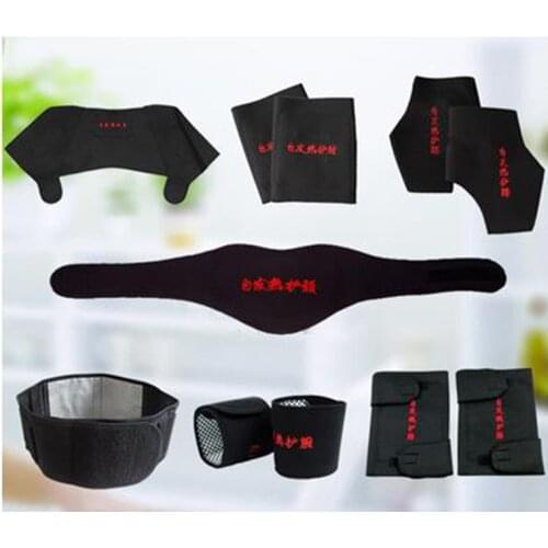 Free Shipping 11 pcs/set Tourmaline Magnetic Therapy Self Heating Massage Belt Tormaline Belt For Keeping Warm & Relieve Pain