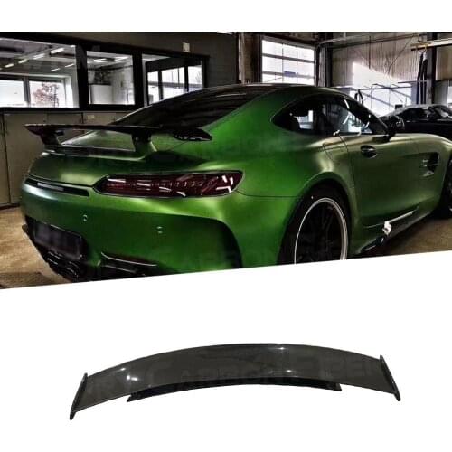 Carbon Fiber Rear Trunk Lip Spoiler Unpainted Lip Wings For Mercedes Benz AMG GT AMG GTS AMG GTR 2015-2019 Coupe 2-Door FRP
