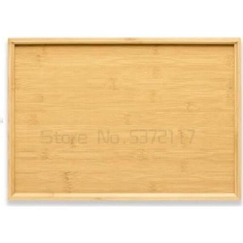 Japanese tea set bamboo wooden tea tray household tea cup rectangular bamboo tray