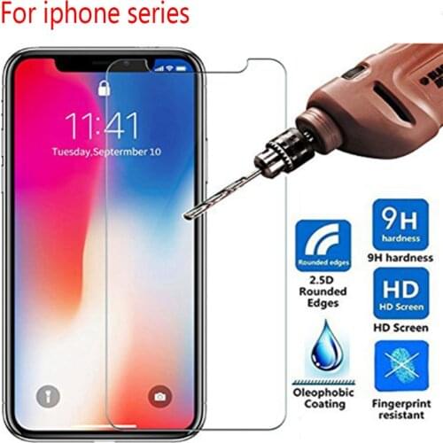 Tempered Glass For iphone X XS 11 Pro Max XR 7 8 Screen Protector SE 2020 protective Glass on iphone 7 8 6s Plus X 11 Pro glass