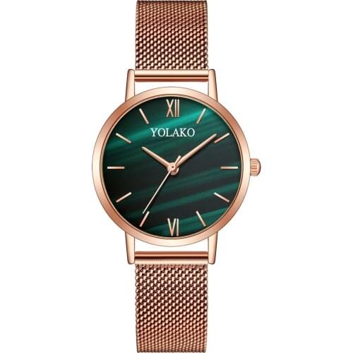 2020 Relogio Feminino Reloj Mujer Women Fashion Rose Gold Quartz Watch Ladies Casual Simple Wristwatch Gift for Girls Saat Clock