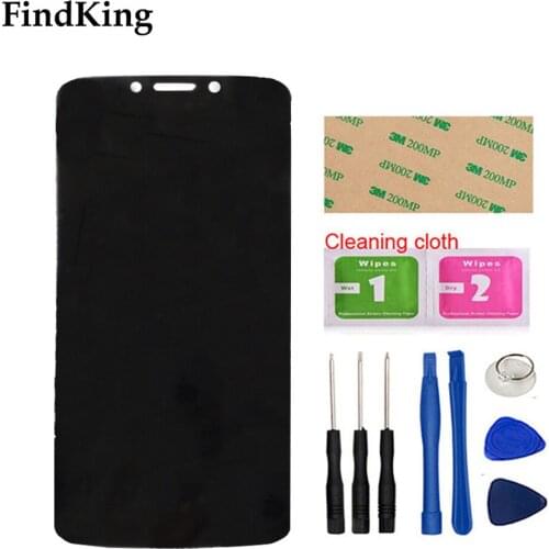 5.45'' LCD Display + Touch Screen For Motorola E5 Plus XT1924 LCD Touch Screen Digitizer Panel Sensor Assembly Tools 3M Glue