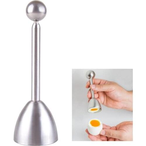 1pc Topper Egg Cracker Egg Cutter Opener Scissor Shell Boiled Kitchen Tool Cooked Snipper Stainless Steel Breaker Beat Clipper