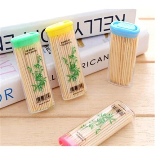 100Pcs/Box Disposable Wood Dental Natural Bamboo Toothpick For Home Restaurant Hotel Products Toothpicks Tools toothpicks party