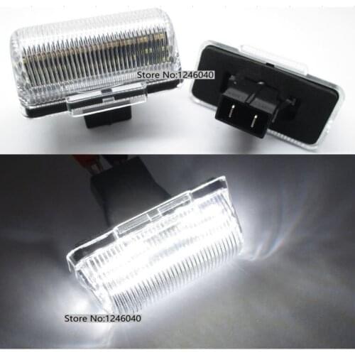 2Pcs Led License Number Plate Light For Ford Transit MK5 MK6 MK7 1985-2013 Connect 2002-2013