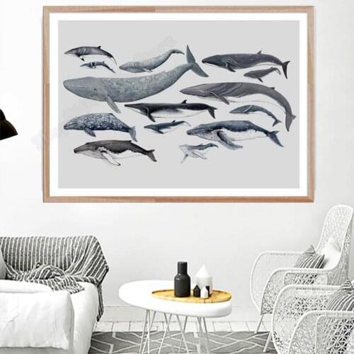 5D diamond Embroidery diy diamond painting Whale dolphin marine creature animal Diamond mosaic cross stitch pictures GG114