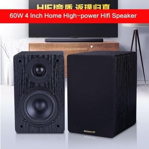 60W Household High-power 4-inch Speakers HiFi High-fidelity NS-60S Surround Speakers Fever Passive Bookshelf Audio Mid-bass