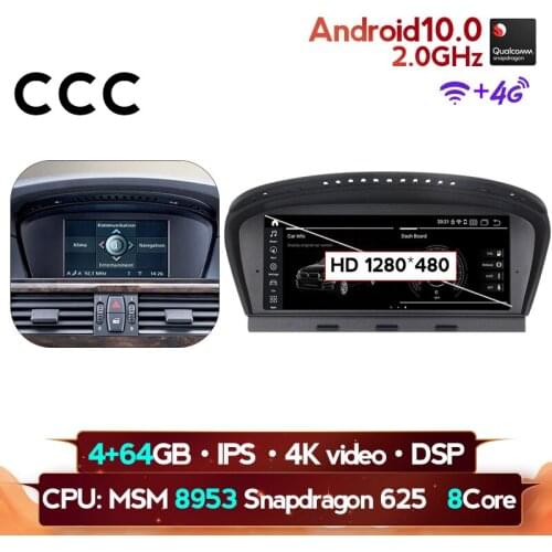 8 core Car GPS Multimedia player For BMW Series 5/3 E60 E61 E62 E63 E90 E91 Auto Radio IPS Screen WIFI 4G LTE CCC/CIC head unit