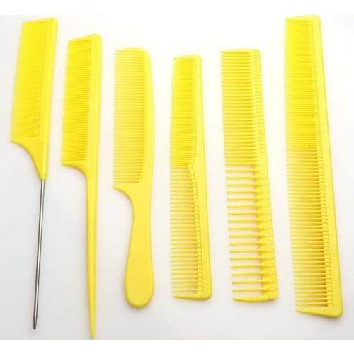 Beauty haircut comb anti-static multifunctional hairdressing comb tool pink blue yellow
