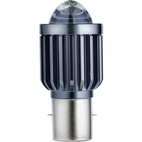 BA20D Motorcycle Mini LED Projector Bulbs Dual Colors Scooter E-Bikes