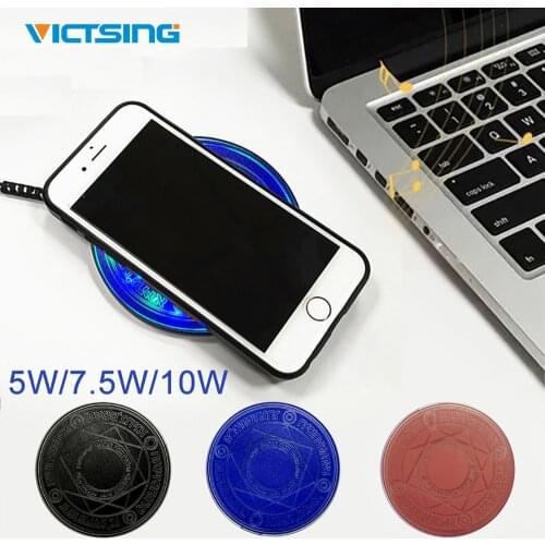 VicTsing Magic Circle Wireless Charger Universal Qi Wireless Fast Charging Pad for iPhone 8 X XR XS MAX Samsung S7 S8 S9 Xiaomi