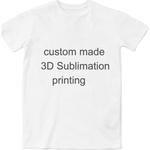 REAL American US SIZE Custom - Create your own 3D Sublimation Print T-Shirt plus size 3xl 4XL 5XL 6XL