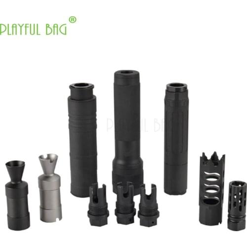 Jinming AK upgrade material fire cap muffler 14mm reverse teeth Jinming11 Renxiang AK47 water bullet gun refitting parts MI97