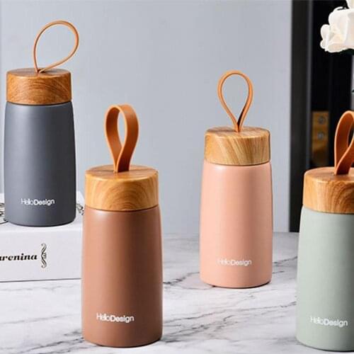 Insulated Coffee Mug 304 Stainless Steel Tumbler Water Vacuum Flask Mini Water Bottle Portable Travel Mug Thermal Cup