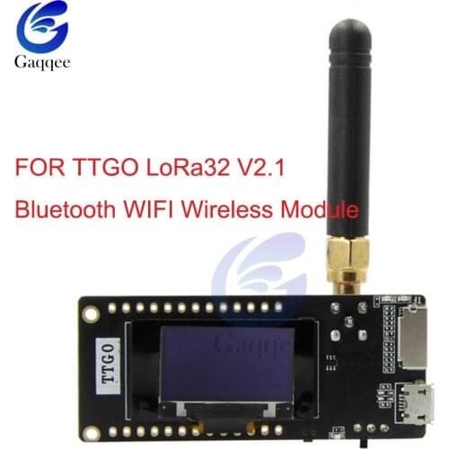 For TTGO ESP32-Paxcounter LoRa32 V2.1 1.6 Version 433/868/915MHZ LoRa ESP-32 OLED 0.96 Inch SD Card Bluetooth WIFI Module
