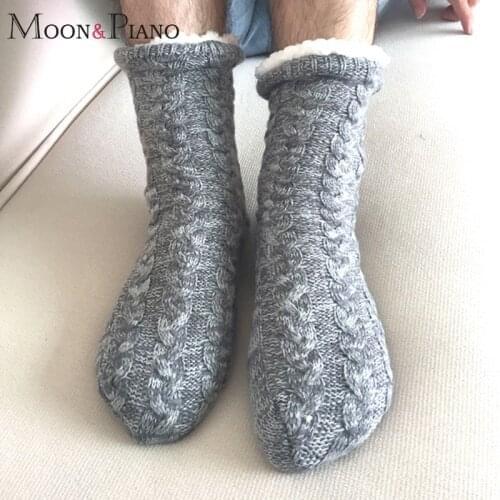 Moon&Piano Men's Warm Socks