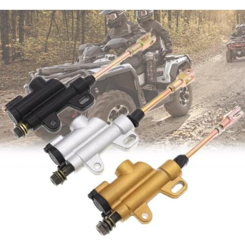 New Motorcycle 10mm Rear Hydraulic Brake Master Cylinder Pump For 50cc 70cc 110cc 125cc 150cc 250cc ATV Pit Pro Dirt Bike
