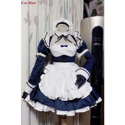 Hot Game Girls Frontline Vsk-94 Cosplay Costume Fashion Cute Maid Dress Unisex Activity Party Role Play Clothing Custom-Make Any