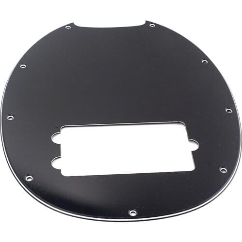 Durable Black Plastic Pickguard For Music Man 4 Bass Guitar Accessory