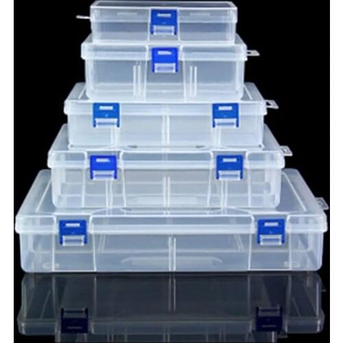 Transparent Tool box Plastic Container Box For Food Box Toys Jewelry Tools Case Screw Sewing Component Screw Storage Box