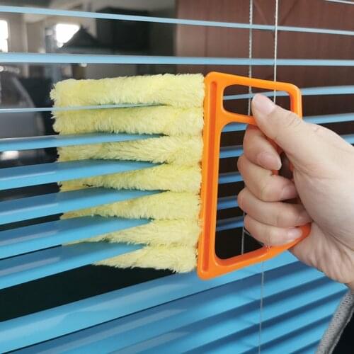 Blinds Brush Microfiber Window cleaning brush air Conditioner Duster cleaner with washable venetian blind blade cleaning cloth