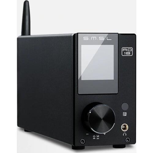 SMSL AD18 80W*2 CSR A64215 DSP HIFI Bluetooth Pure Digital Audio Amplifier Optical/Coaxial USB DAC Decoder With Remote Control