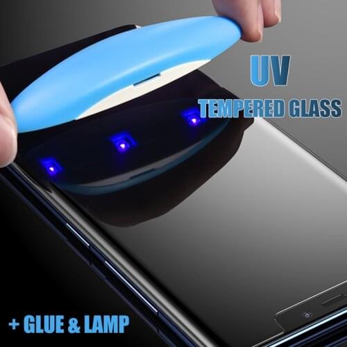 UV Nano Liquid Tempered Glass For huawei P50 Mate 40 30 20 pro Screen Protector huawei P30 P40 P50 Pro Full Glue Protective Film