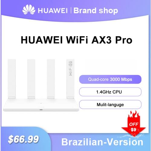 Original Huawei WIFI Router AX3 WIFI 6 Plus 3000Mbps Multi-User Huawei Wireless Router AX3 Pro WIFI 6+ 2.4GHz 5GHz Dual-Band
